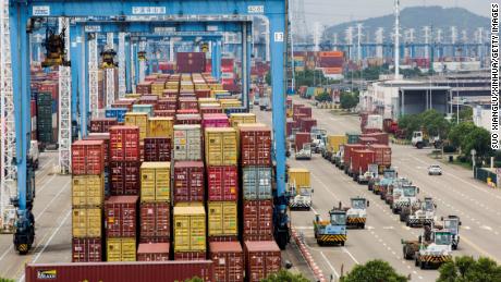 Ningbo-Zhoushan Port as seen in August. Experts worry that a lack of shipping data out of China could strain the global supply chain.