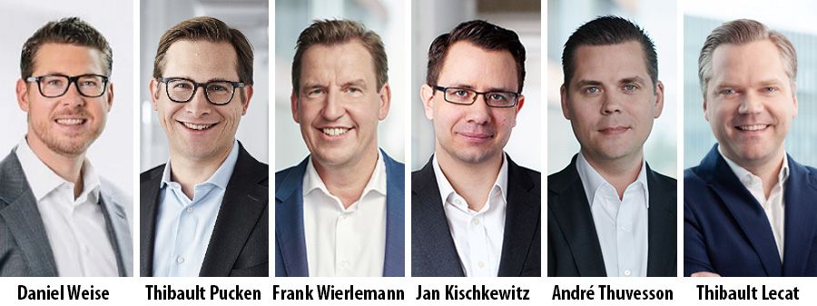 Daniel Weise, Thibault Pucken, Frank Wierlemann, Jan Kischkewitz, André Thuvesson, Thibault Lecat Daniel Weise, Thibault Pucken, Frank Wierlemann, Jan Kischkewitz, André Thuvesson, Thibault Lecat