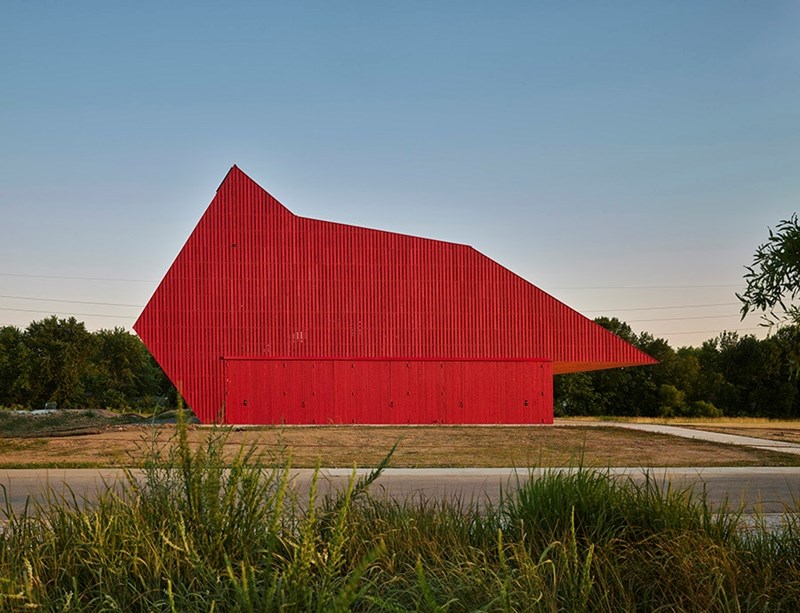 The Thaden School Bike Barn in Bentonville received a 2021 Honor Award from AIA Arkansas, the Arkansas Chapter of the American Institute of Architects.
