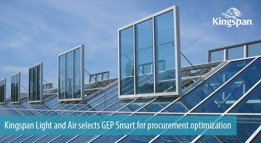 Kingspan Light and Air selects GEP Smart for procurement optimization Kingspan Light and Air selects GEP Smart for procurement optimization