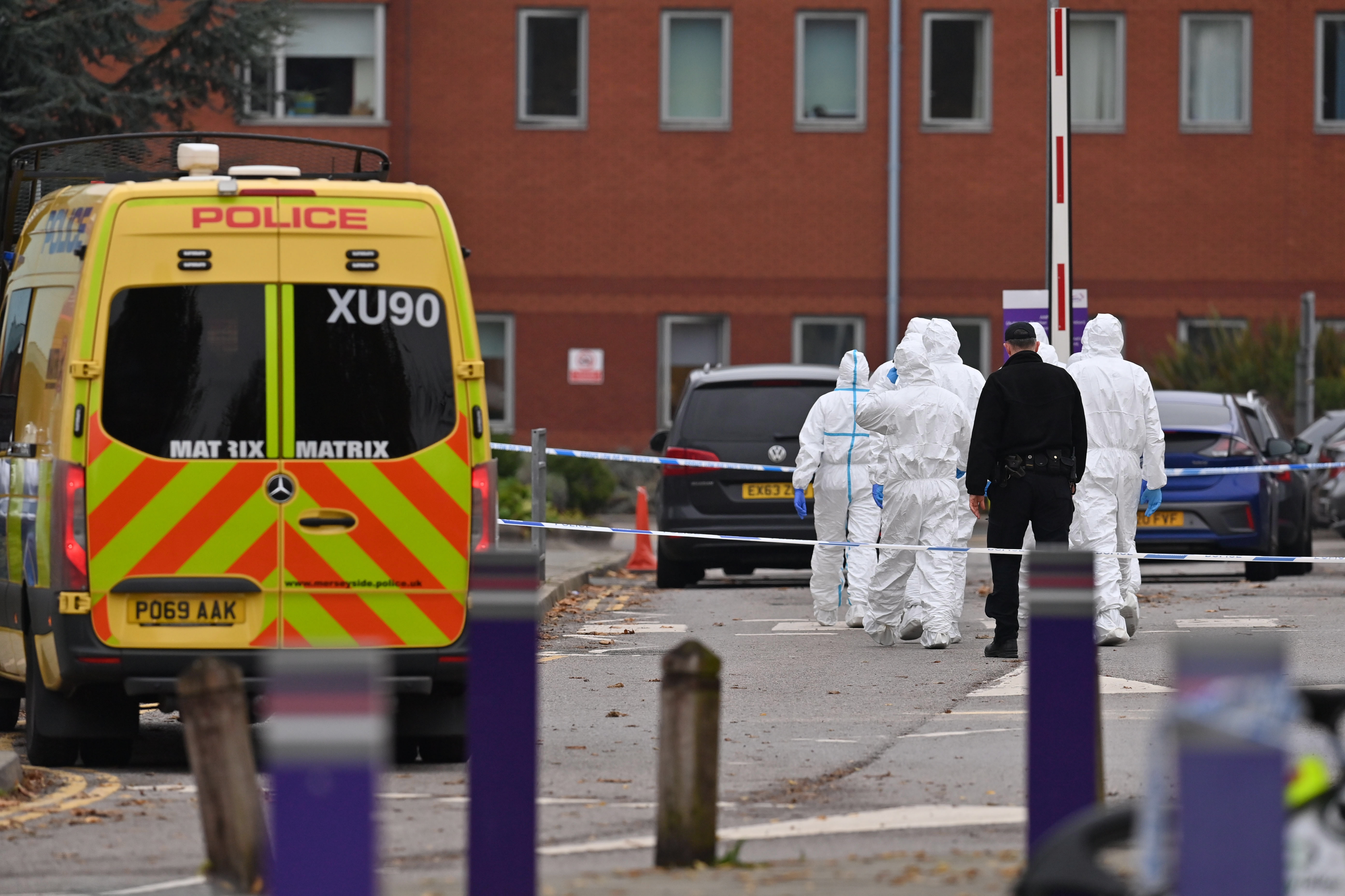 Cops carried out a 'controlled explosion' today, they confirmed