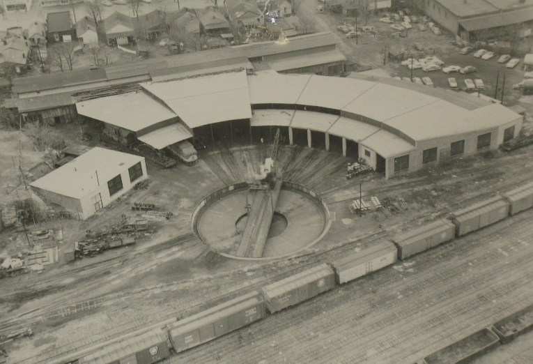 The Tennessee Central's roundhouse. (Photo: Tennessee Central Railway Museum)