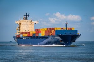 Image of a container ship.