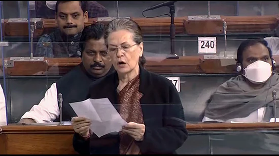 Congress president Sonia Gandhi raised the issue of alleged gender insensitivity in questions prepared by the CBSE for Class 10 exams. (PTI Photo) Congress president Sonia Gandhi raised the issue of alleged gender insensitivity in questions prepared by the CBSE for Class 10 exams. (PTI Photo)