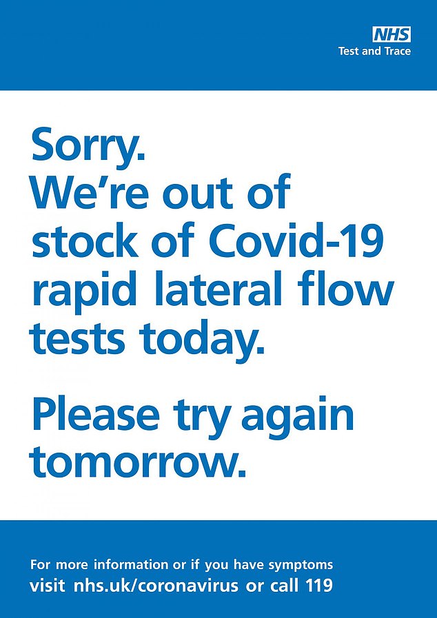 This poster by the UK Health Security Agency is a common sight at pharmacies across the UK