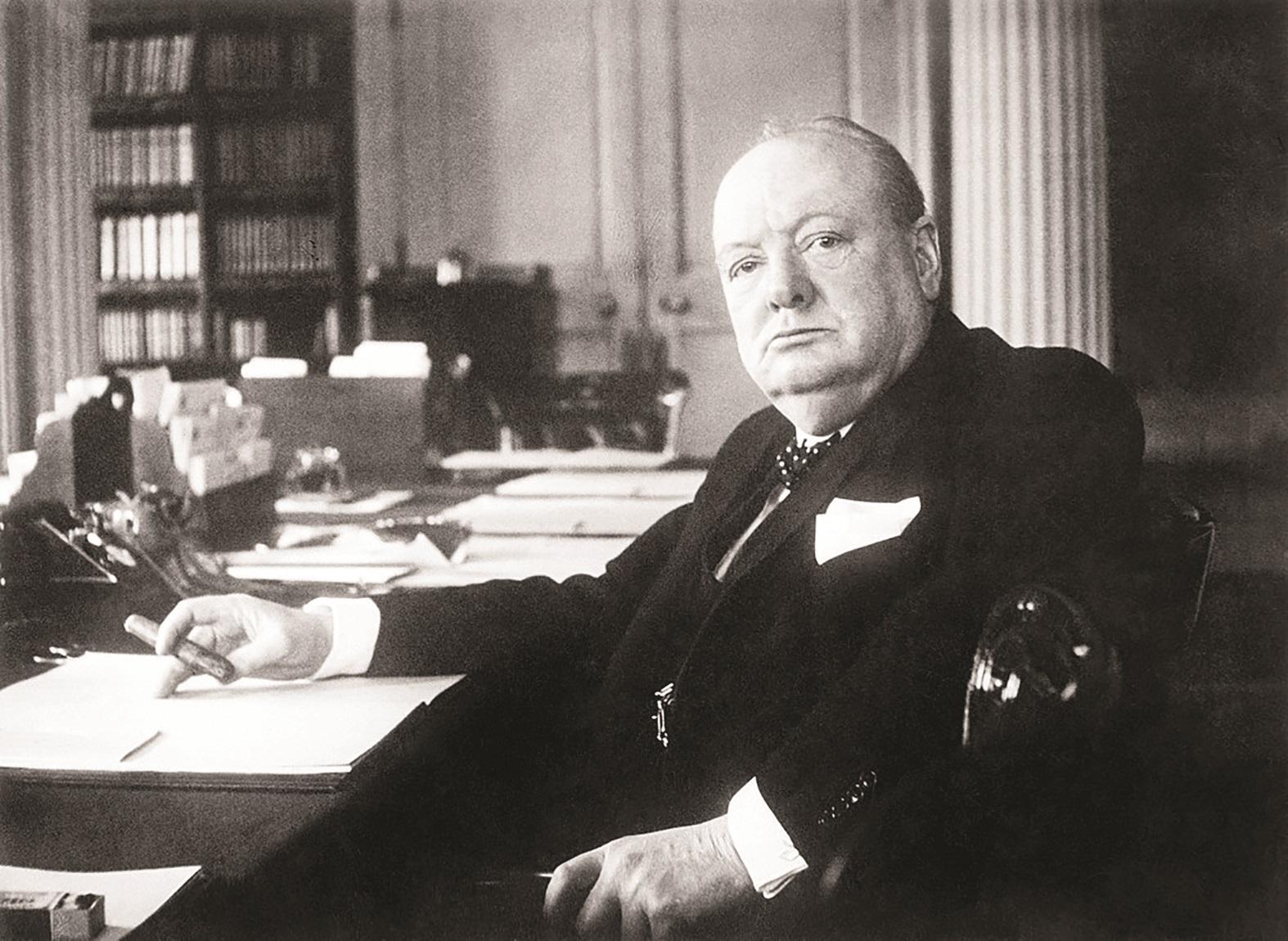British prime minister Winston Churchill. Photo: IWM British prime minister Winston Churchill. Photo: IWM