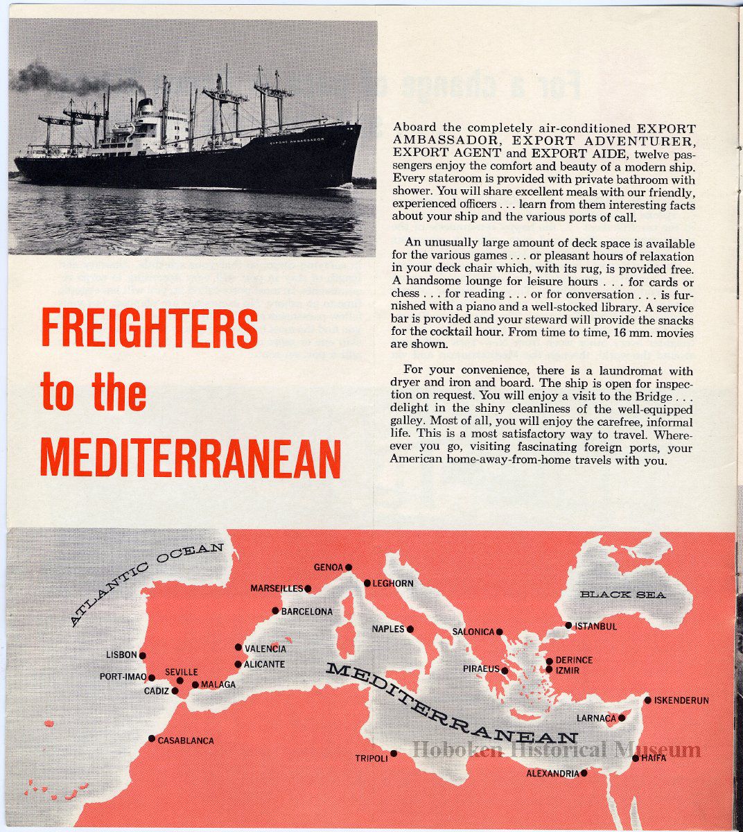 A page from a 1963 company brochure. (Image: Hoboken Historical Museum)