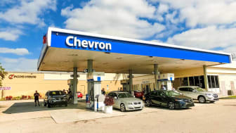 A Chevron gas station