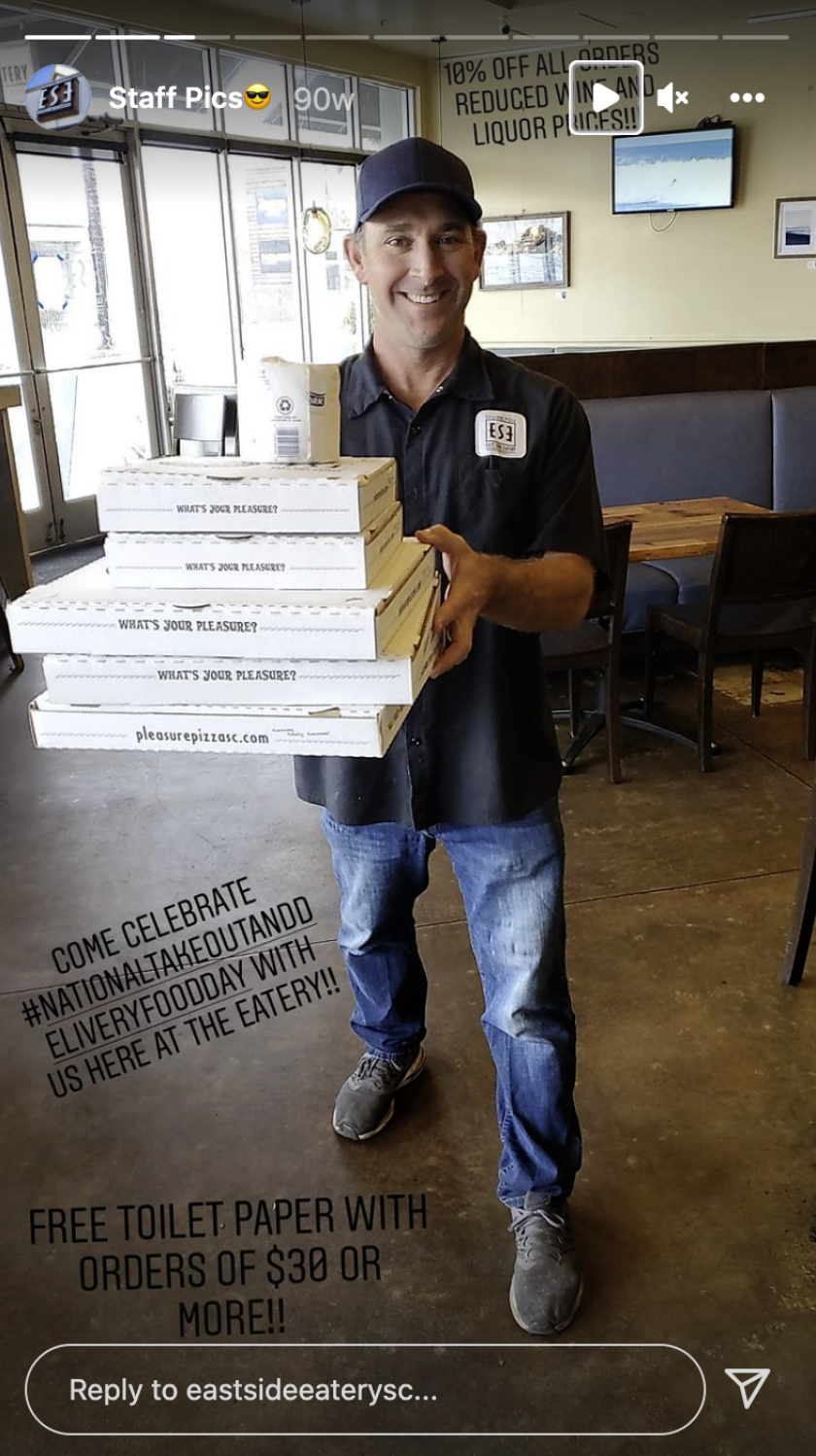 Costs have surged upward for Derek Rupp since the pandemic began, and to-go boxes have proved problematic for everyone.