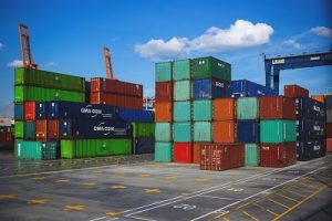 Image of a container ship.