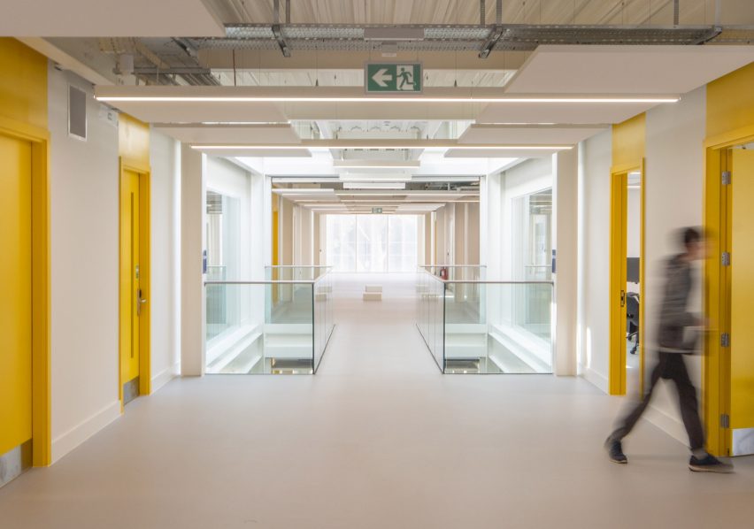 Industrial interiors of the Digi-Tech Factory