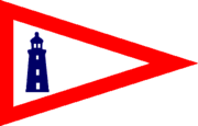 The pennant of the U.S. Lighthouse Service. 
(Image: Wikipedia)