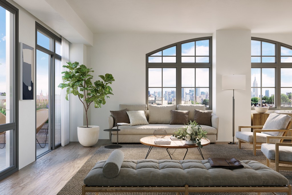 A sitting area.