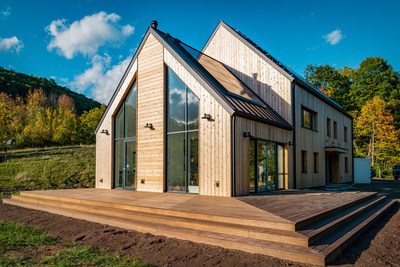 Catskill Passive Residence Built by Baxter; Photographer: Matthew Repp