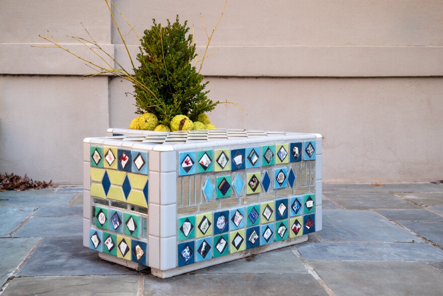 mosaic bench Winterthur