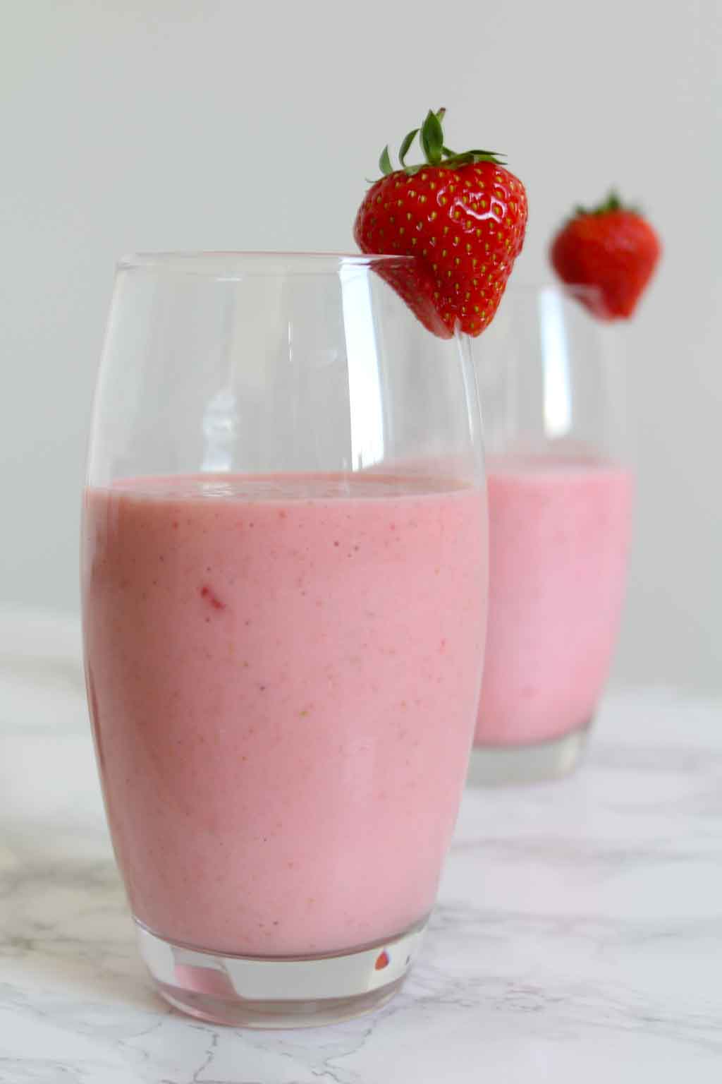 Vegan Strawberry Milkshake BakedbyClo Vegan Dessert Blog