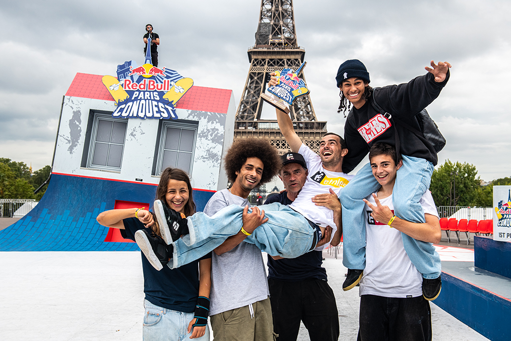 Red Bull Paris Conquest Trevor McClung Etnies owner CEO Pierre-André Senizergues