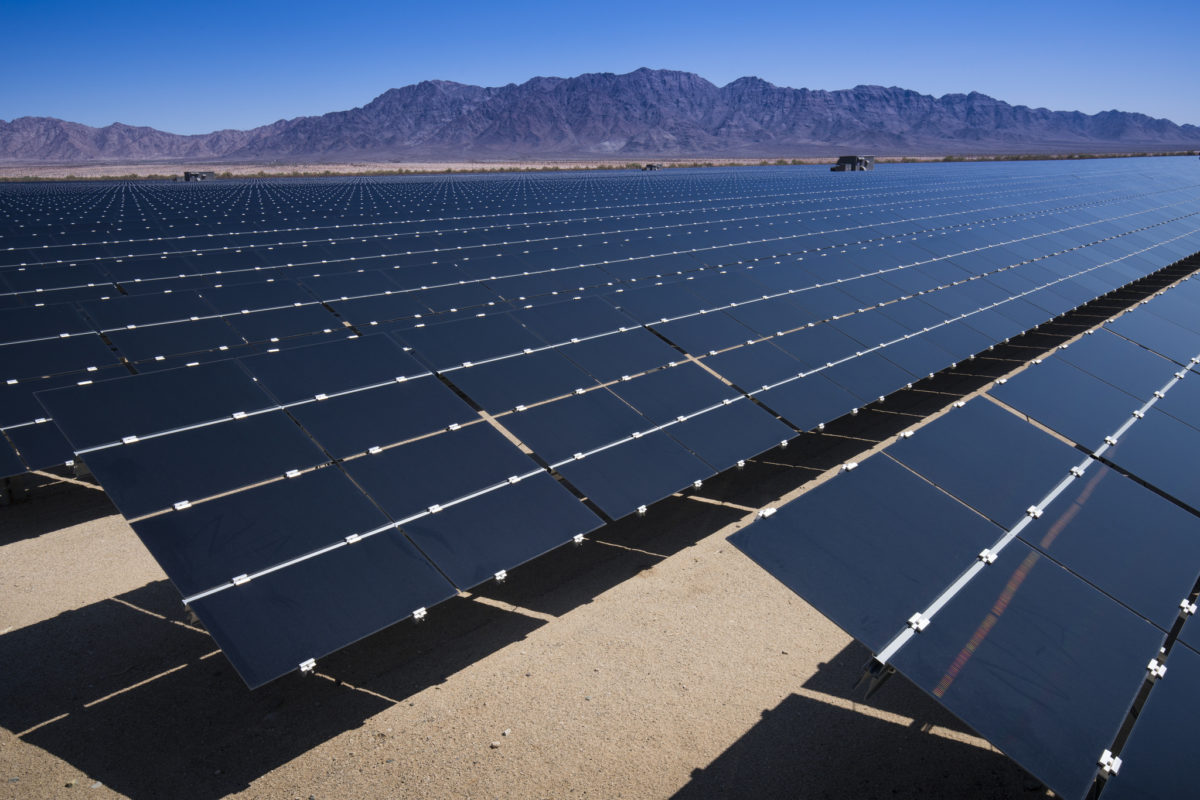 PV power station in California
