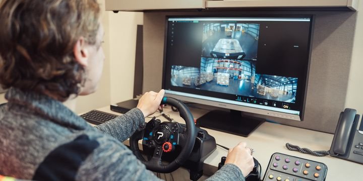 Phantom’s human-centered remote operation enables people to remotely operate forklifts, yard trucks, robots, and other vehicles from up to thousands of miles away. - Photo: Phantom Auto