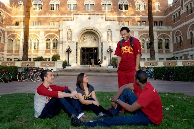 USC Marshall students