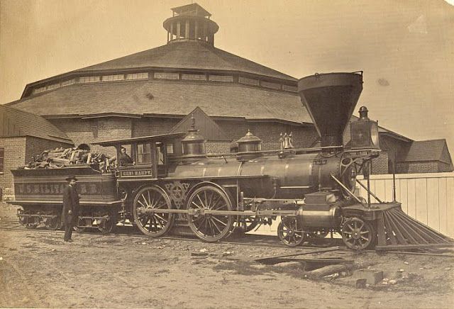 A wood-burning locomotive. (Photo: civilwartalk.com)