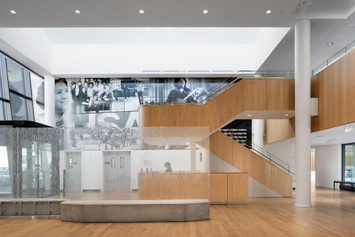 “I wanted kids to walk into a beautiful, clean space, feel safe, and feel free to reach their own creative potential,” Alpert says. “If you walk into a place where you really feel comfortable and relaxed, then you can create.”