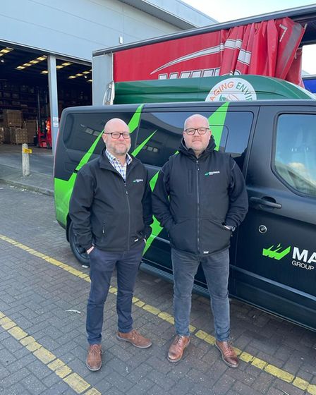 Steve Holden and Dave Flewitt delighted to get involved in St Elizabeth's Big Hoot.