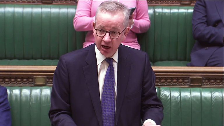 Housing Secretary Michael Gove