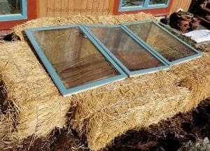 hay bale cold frame