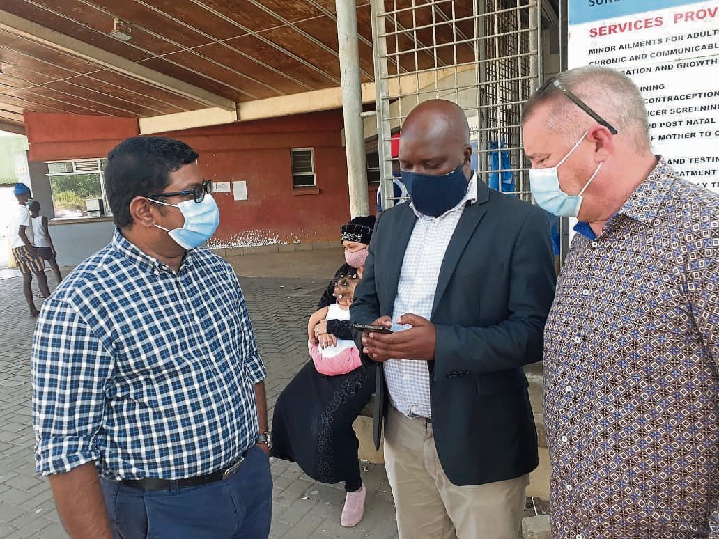 From left: Dr Rishigen Viranna MPL, DA KZN spokesperson on Health, Thabani Mthethwa DA eThekwini Executive Council member and Francois Rogers MPL, DA KZN provincial leader.