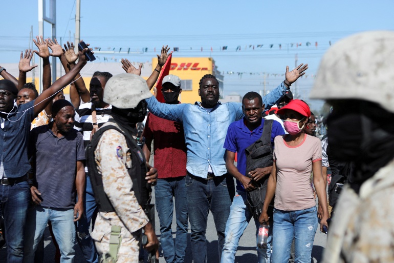 Workers on strike