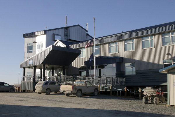 A profile shot of a building.