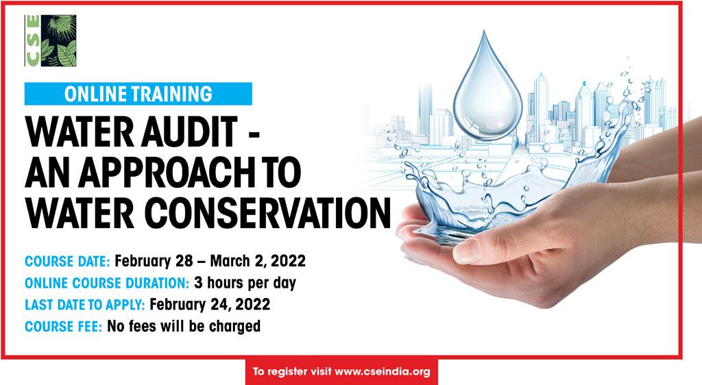 Water audit - An approach to water conservation
