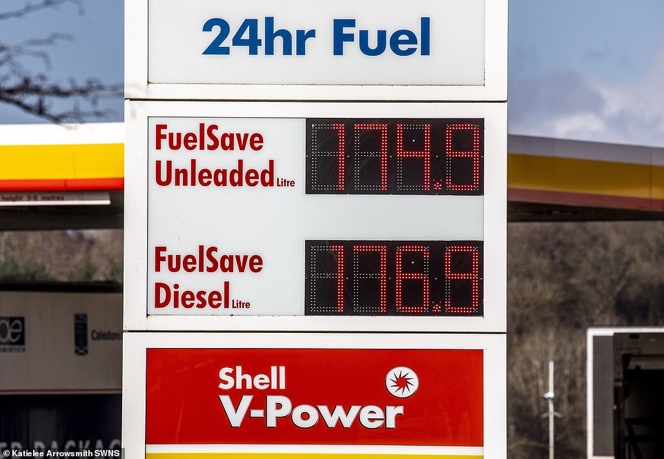 The M74 Hamilton Services is South Lanarkshire is where fuel prices are now at 176.9p per litre for diesel