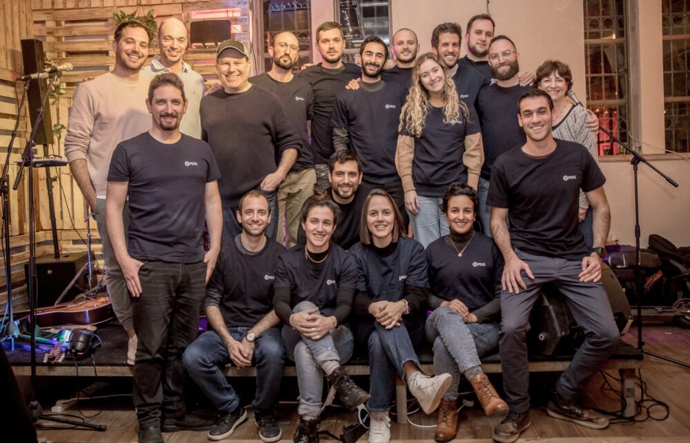 The PrettyDamnQuick team in Herzliya. Photo courtesy of PrettyDamnQuick