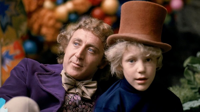 Gene Wilder and Peter Ostrum in Gene Wilder and the Oompa Loompas in