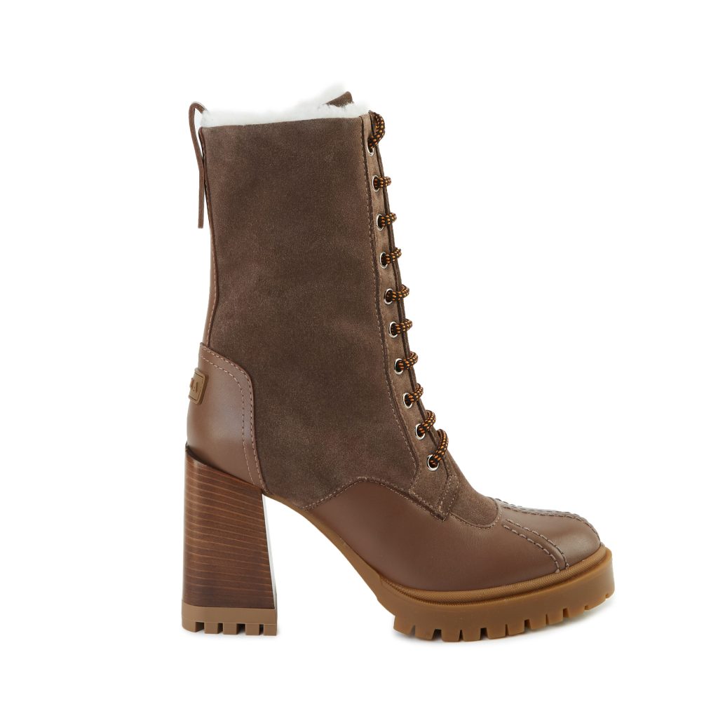 Furla fall '22 hiking-inspired booties.