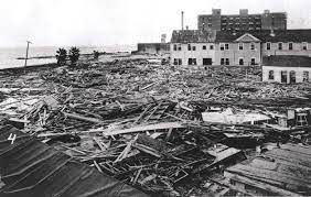 A scene of destruction following the 1919 hurricane. (Photo: weather.gov)
