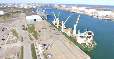 The Southside General Cargo Terminal. (Photo: Port Corpus Christi)