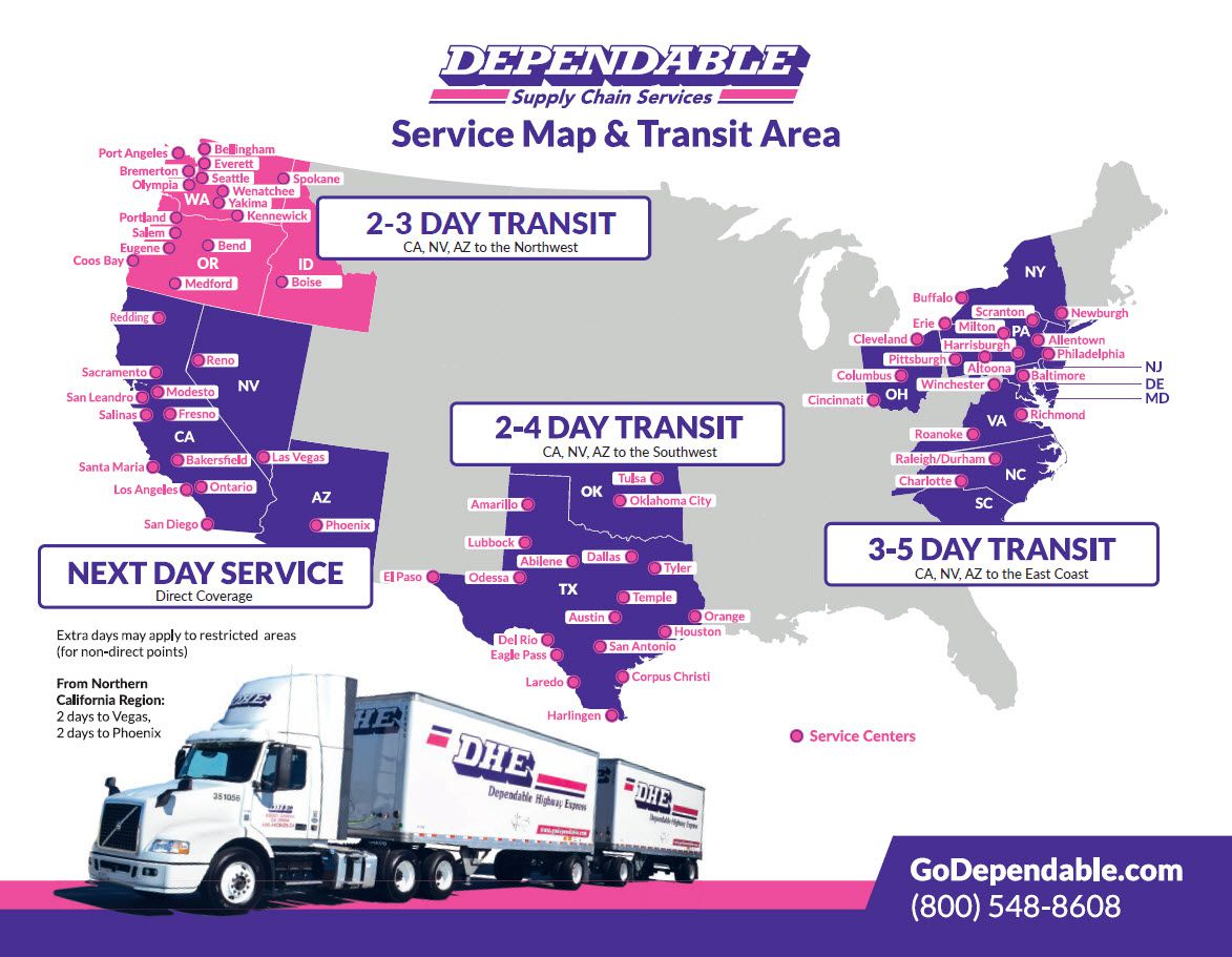 A DHE service map. (Image: godependable.com)