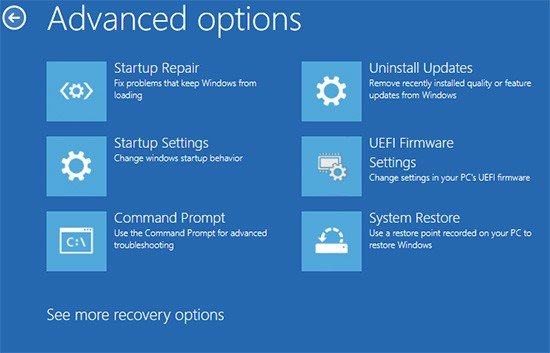 How To Factory Reset Windows From Command Prompt 2 troubleshoot-advanced-options