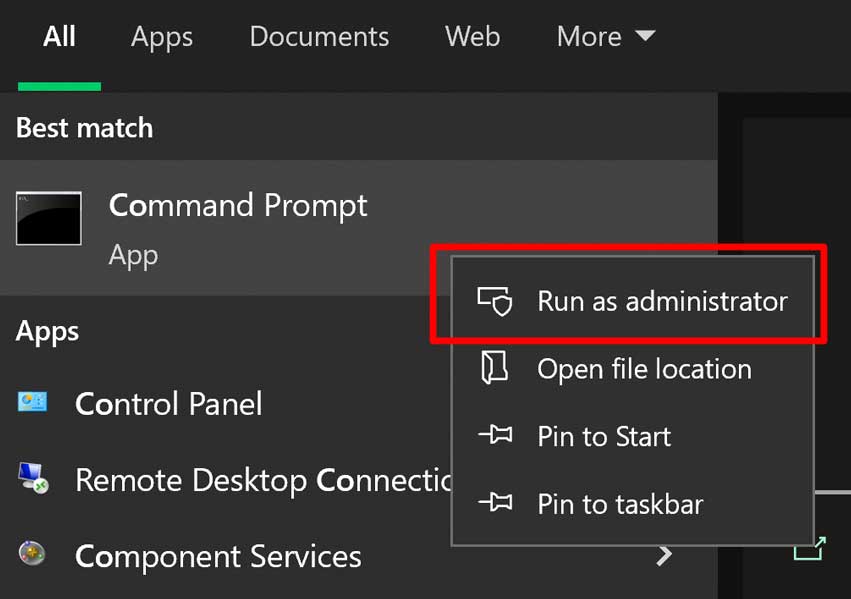 How To Factory Reset Windows From Command Prompt 6 Command Prompt as an administrator