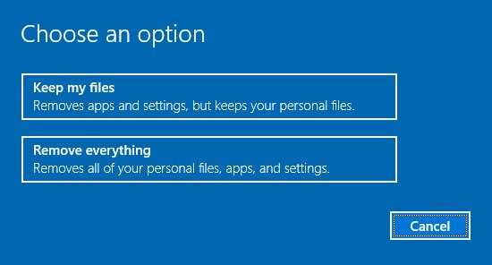 How To Factory Reset Windows From Command Prompt 4 keep-or-remove-everything-reset