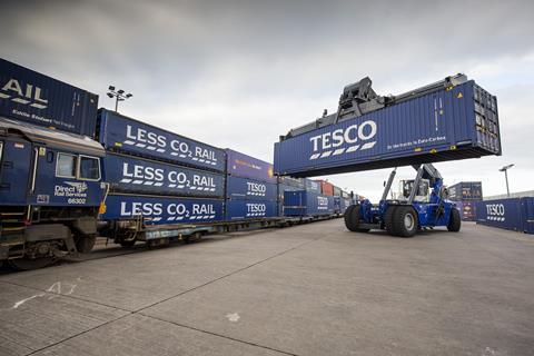 Tesco train (loading) (1)