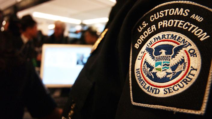 Department of Homeland Security introduced the launch of a new program, called &#39;US-Visit&#39;, to screen some foreign nationals travelling through US borders in January 2004 and extended it to all foreign nationals September 30th 2004. (Ramin Talaie/Corbis via Getty Images)