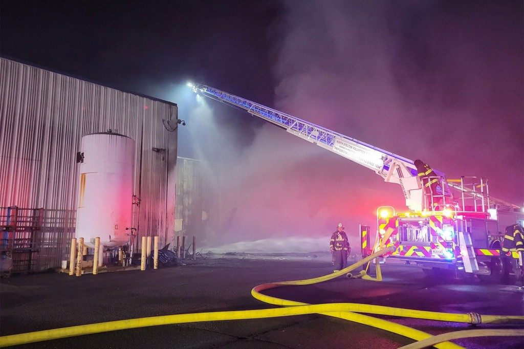The fire was put out by 11 p.m., but various crews were expected to continue working throughout the night.
