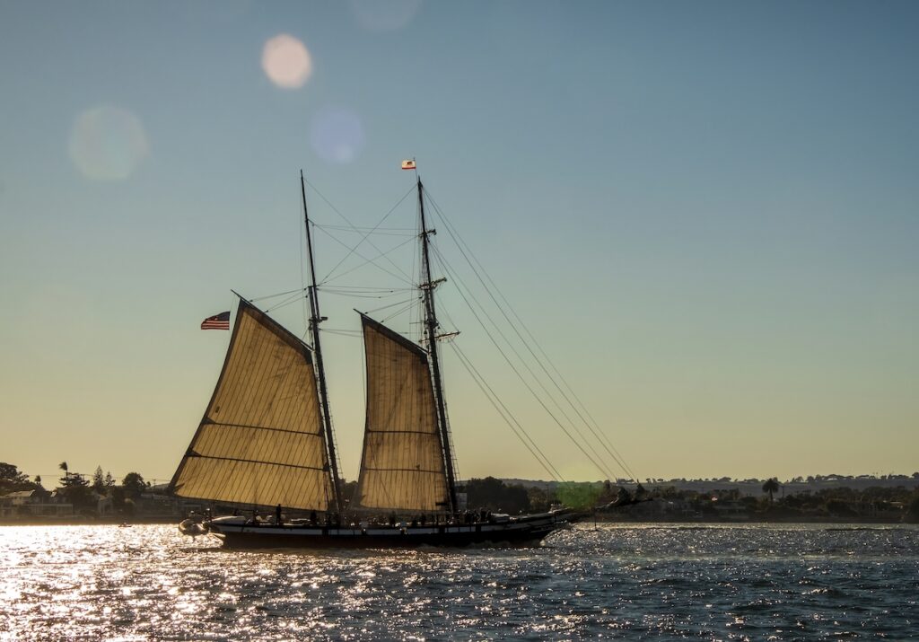 The tall ship Californian at the Maritime Museum of San Diego