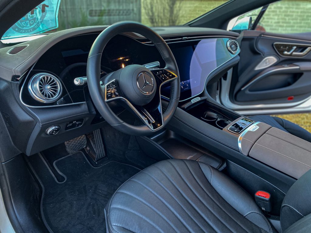 2022 Mercedes-Benz EQS 450+ Premium, Infotainment systems are better, where's your premium sound system?