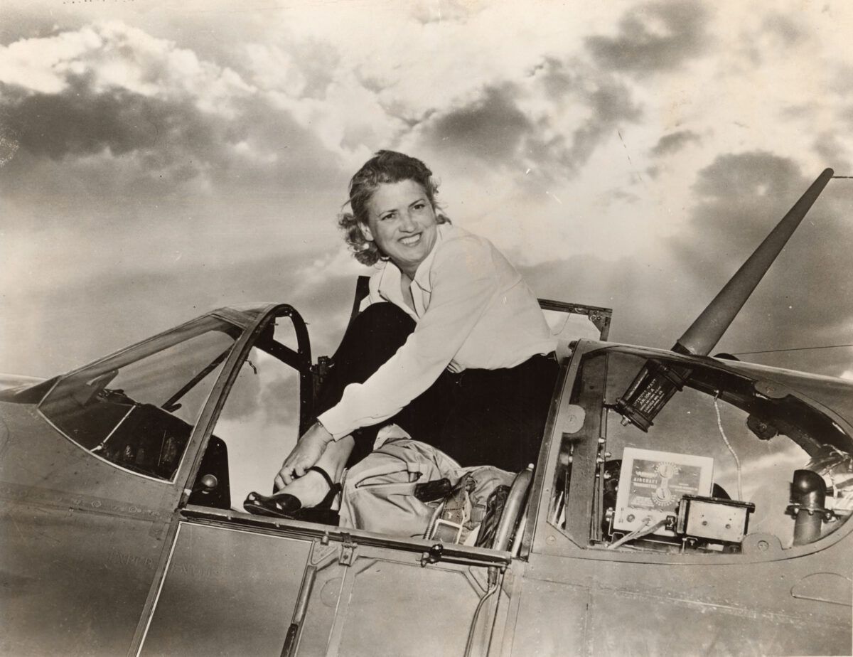 Jacqueline Cochran. (Photo: National Air and Space Museum/Smithsonian Institution)