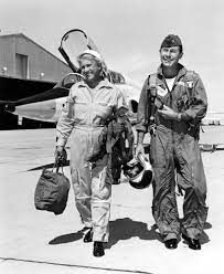 Jacqueline Cochran and Chuck Yeager. (Photo: af.mil)